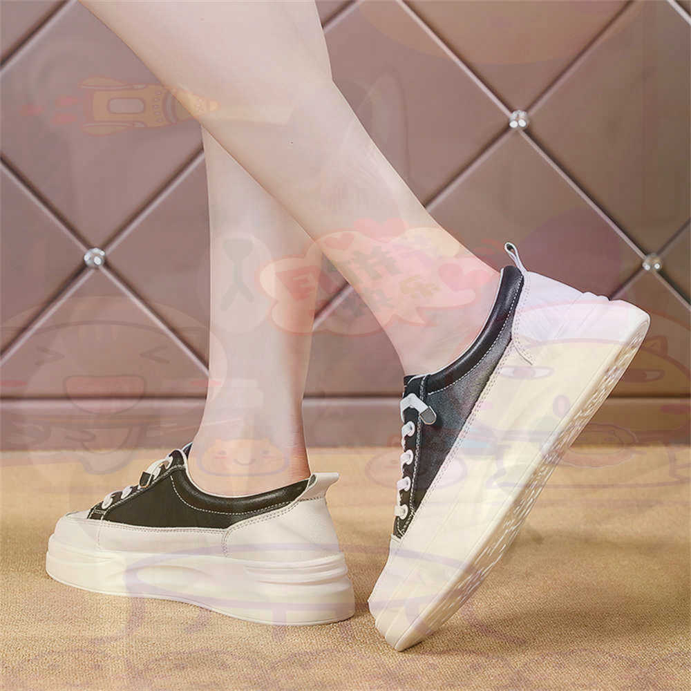 Luxury Lifestyle Cost - LACE-up Chunky Loafers ผู้หญิงสเก็ตบอร์ดกีฬารองเท้าตะกร้ารองเท้าผ้าใบจริงแบบพกพาข่าวตะกร้า Teni ที่มีคุณภาพสูง