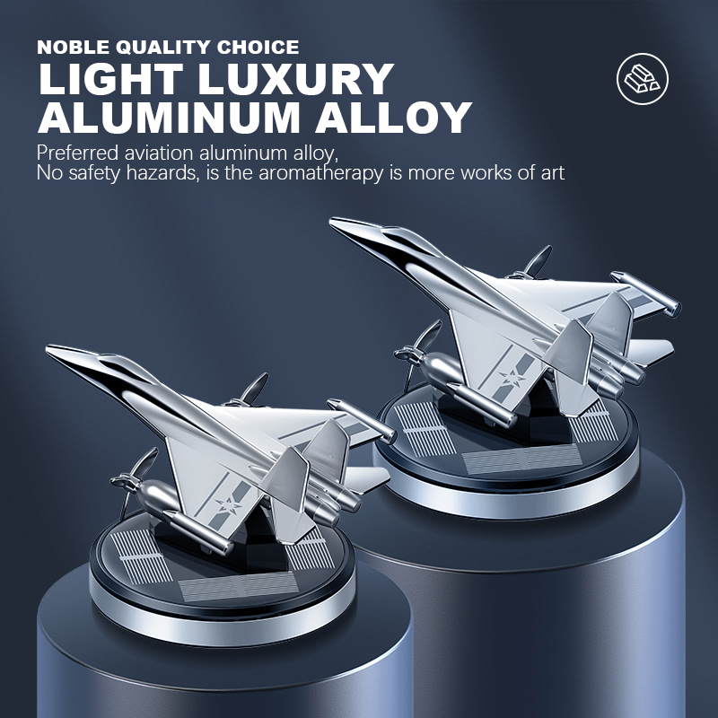 Luxury Lifestyle Items - เครื่องประดับตกแต่งรถยนต์รูปเฮลิคอปเตอร์หมุนได้ ทำจากอะลูมิเนียมอัลลอยด์สุดหรู ของขวัญตกแต่งบ้านสุดสร้างสรรค์ เหมาะสำหรับเป็นของขวัญ