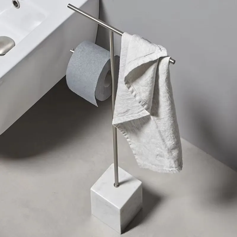 Luxury Lifestyle Items - สแตนเลสหรูหราห้องน้ําชั้นวางของกระดาษผ้าเช็ดตัวผู้ถือ Punch-ฟรี Modern Creative Paper Storage