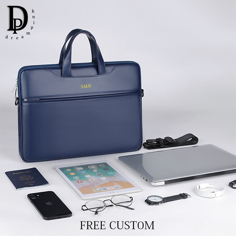 Luxury Lifestyle Men - กระเป๋าเอกสารธุรกิจสำหรับผู้ชายหนัง PU ความจุมากกระเป๋าใส่แล็ปท็อป ofiice กระเป๋าถือแฟชั่นแบรนด์หรูออกแบบได้ตามต้องการ