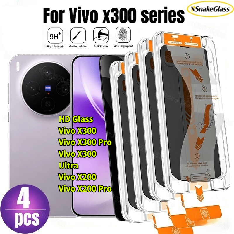 4 ชิ้นกระจกนิรภัยความละเอียดสู - Vivo X200 บทวิจารณ์และราคา
