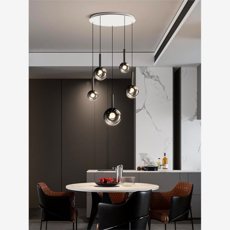 โคมไฟแขวนแก้ว LED ดีไซน์สร้างส - Luxury Lifestyle Items บทวิจารณ์และราคา