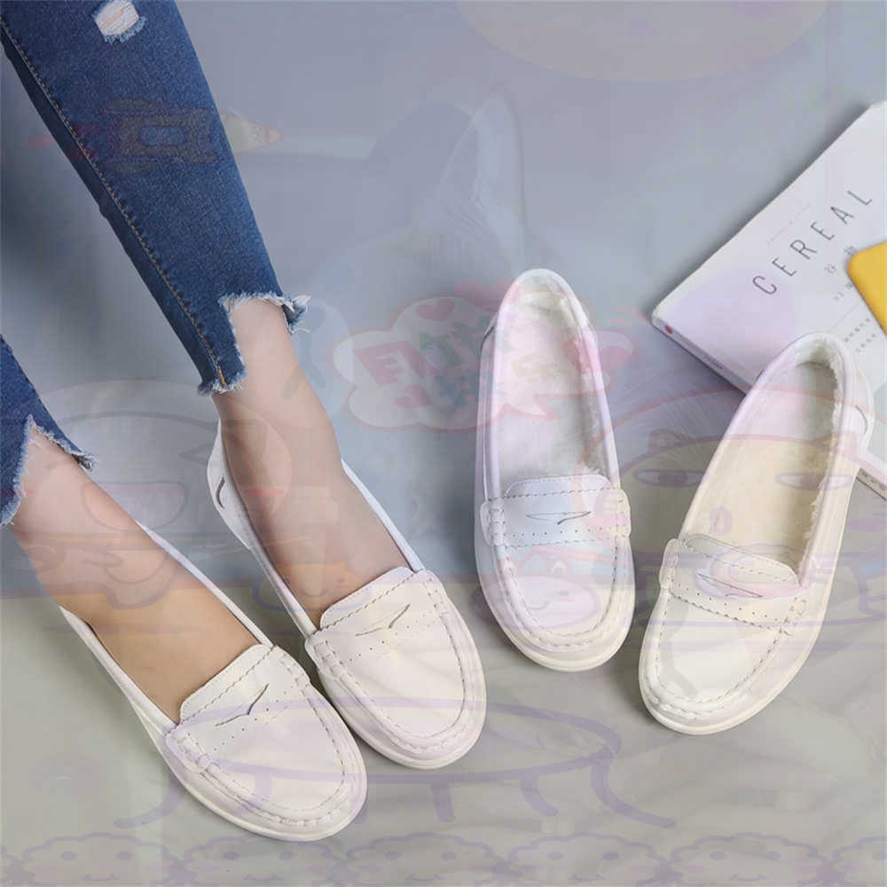 Soft SLIP-ON สตรีขนาดใหญ่รองเท - Luxury Lifestyle Cost บทวิจารณ์และราคา